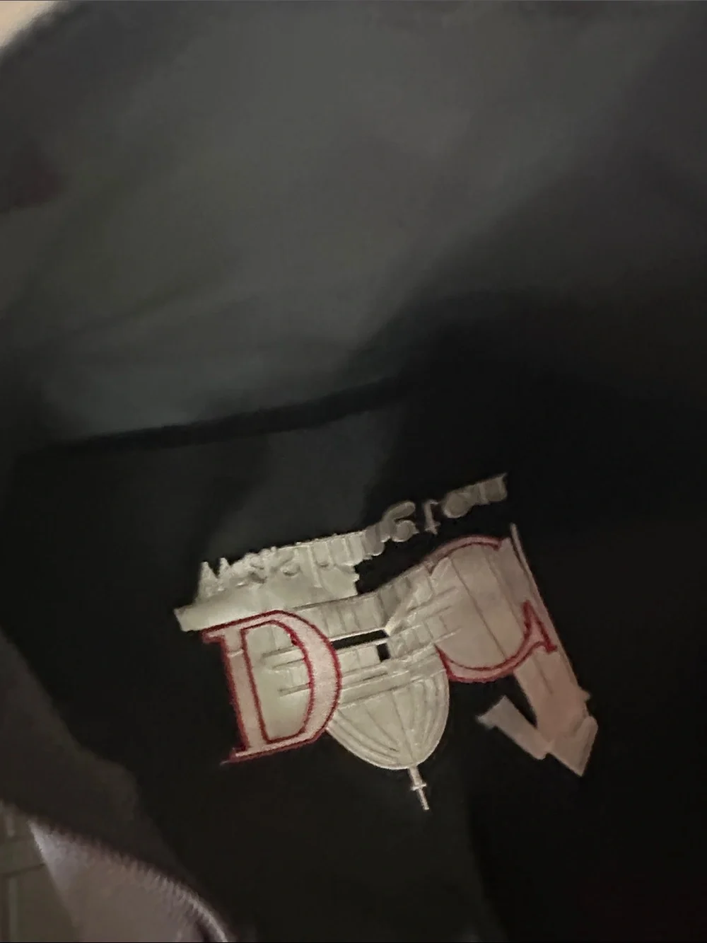 DC Washington Black Tote Bag with Red & White Logo
